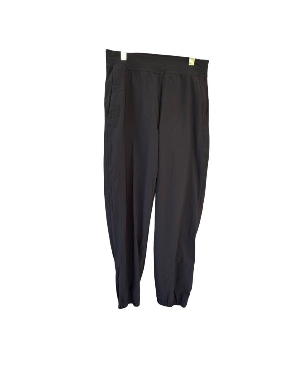 Lululemon Adapted State High Rise Jogger Womens 4 Black Athletic Pants Zip Ankle